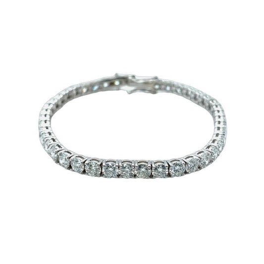 Diamond Tennis Bracelet White Round Diamonds 12.70CT, H Color SI Clarity 14KW